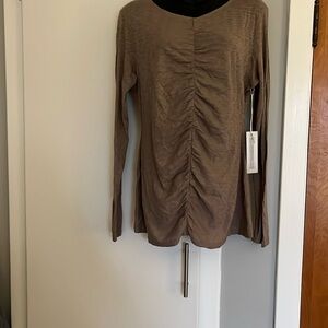NWT Stateside Tan Pima Cotton Long sleeve Size XL